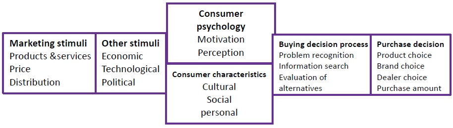 مدل رفتار مصرف کننده